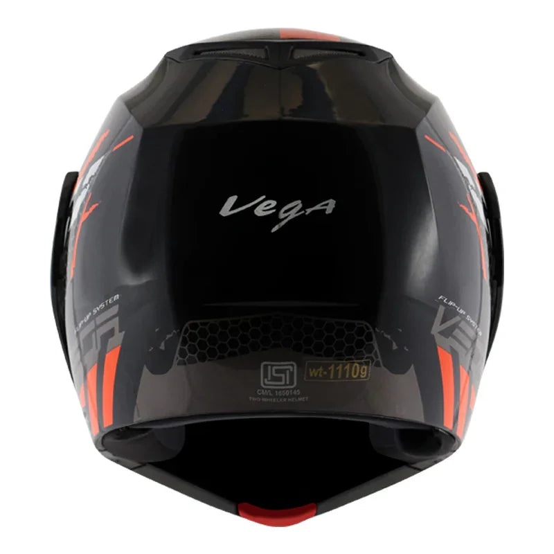 Vega Crux Dx Flex Black Orange Helmet - Biker.Store - www.biker.store