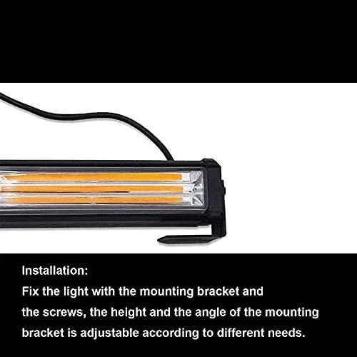 LED Red Blue Strobe Light Flasher Bar 24 inch Cob 42W LED Lights, Safety Flashing Red Blue Light Bars with Cigar Lighter for Bikes, Cars, Heavy Vehicles - Biker.Store - www.biker.store