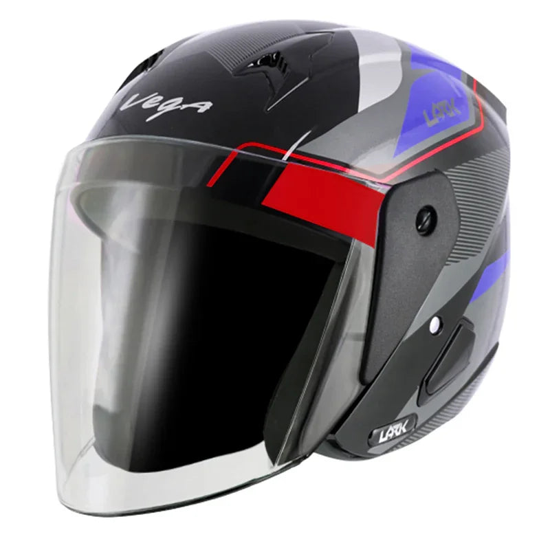 Vega Lark Legend Black Blue Helmet - Biker.Store - www.biker.store