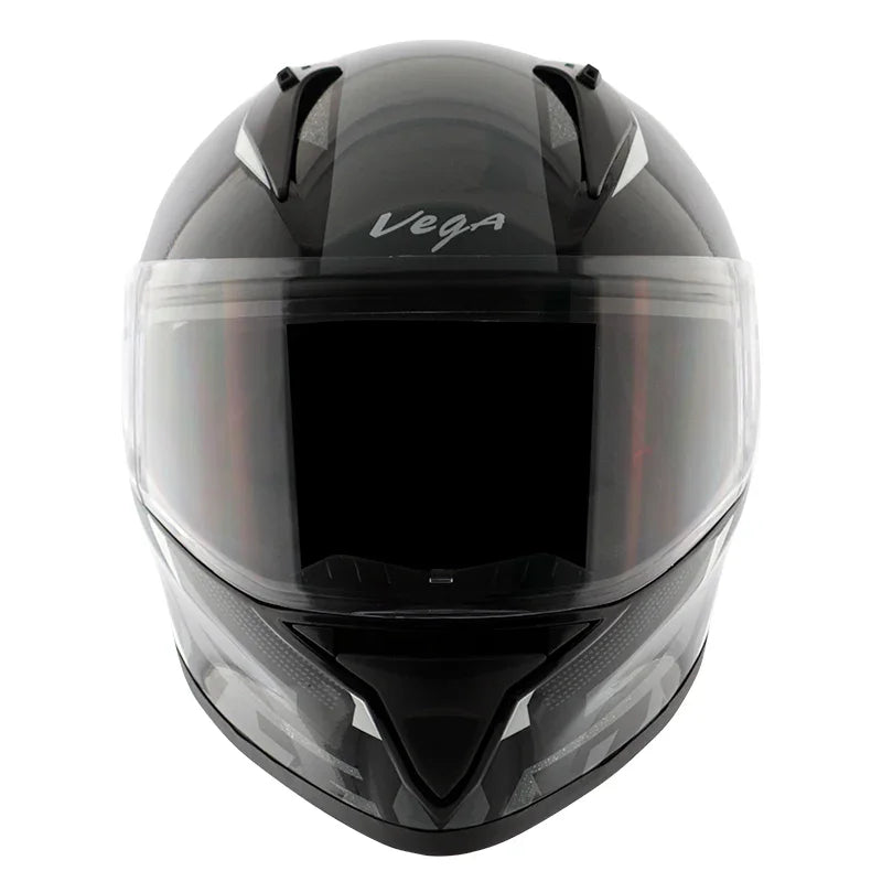 Vega Bolt Macho Black Grey Helmet - Biker.Store - www.biker.store