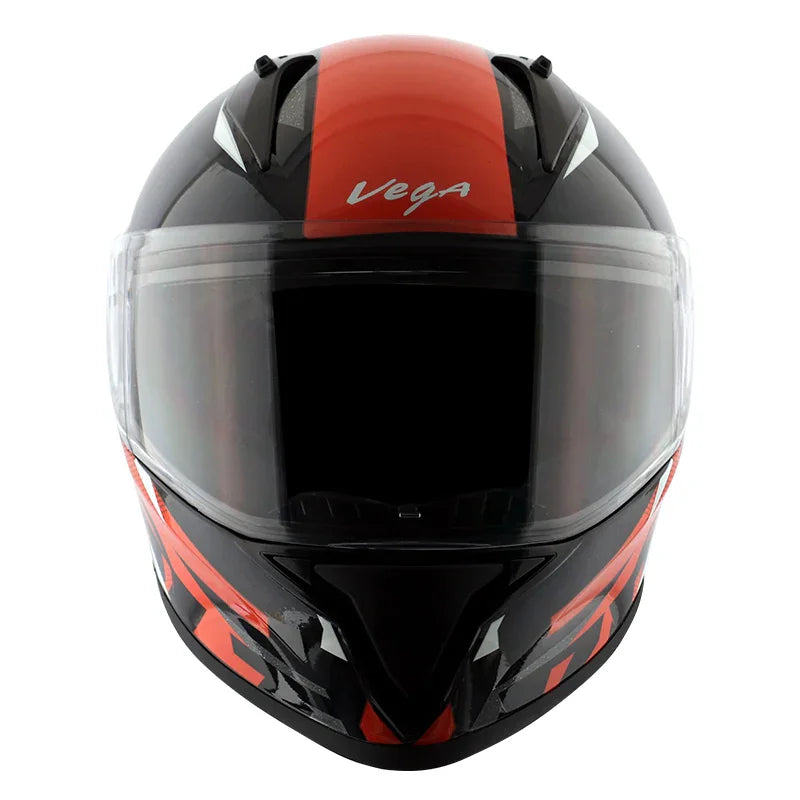 Vega Bolt Macho Black Orange Helmet - Biker.Store - www.biker.store