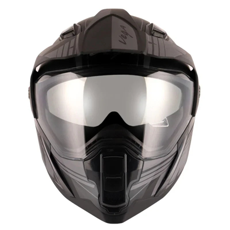 Vega Mount D/V MAX Black Anthracite Helmet - Biker.Store - www.biker.store