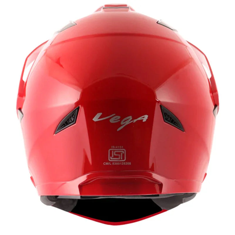 Vega Mount D/V Red Helmet - Biker.Store - www.biker.store