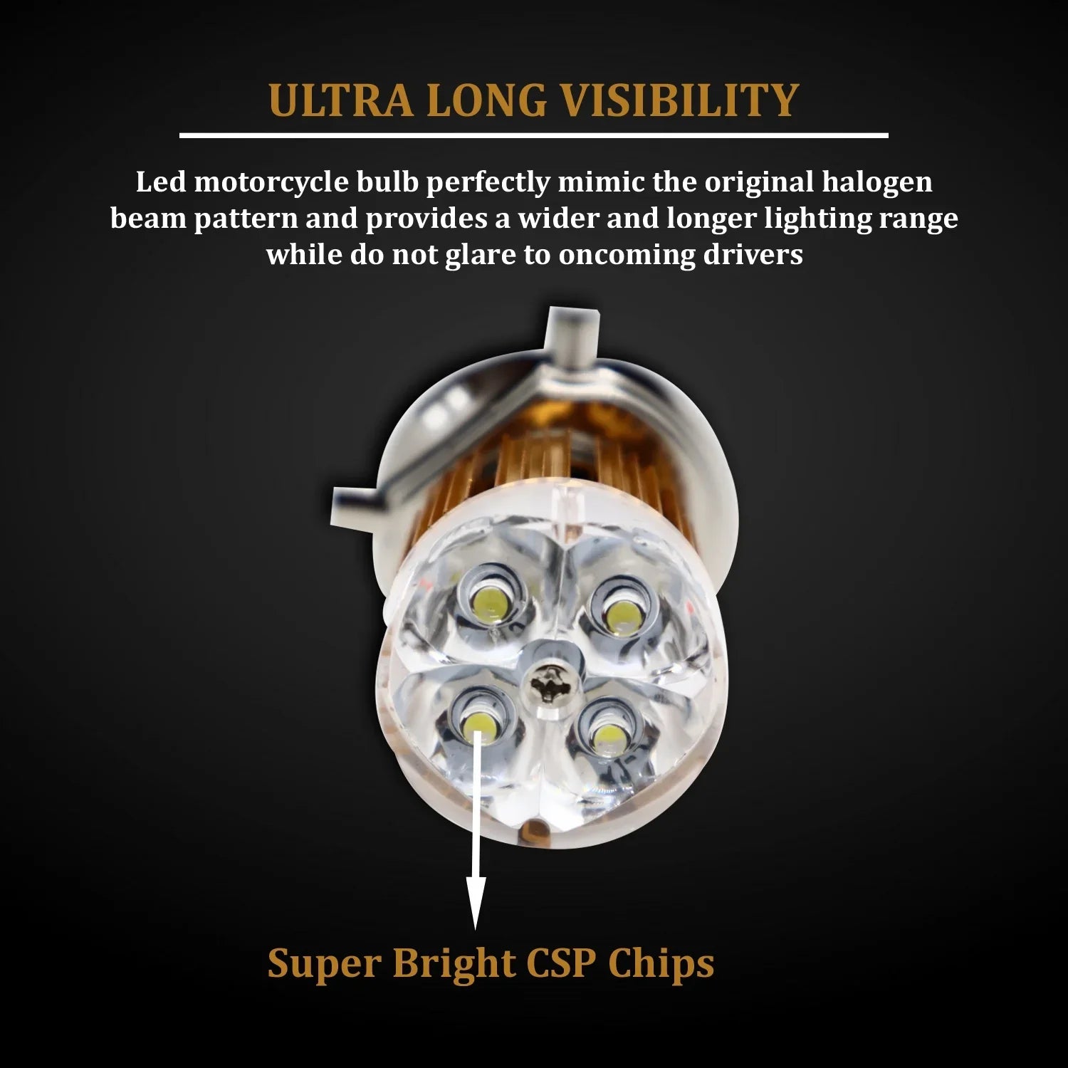 White/MultiColor H4 Headlight Bulb for Bikes Universal For Car Universal For Bike (Upper Multicolor/Dipper White, Type H4 headlight bulb) - Biker.Store - www.biker.store