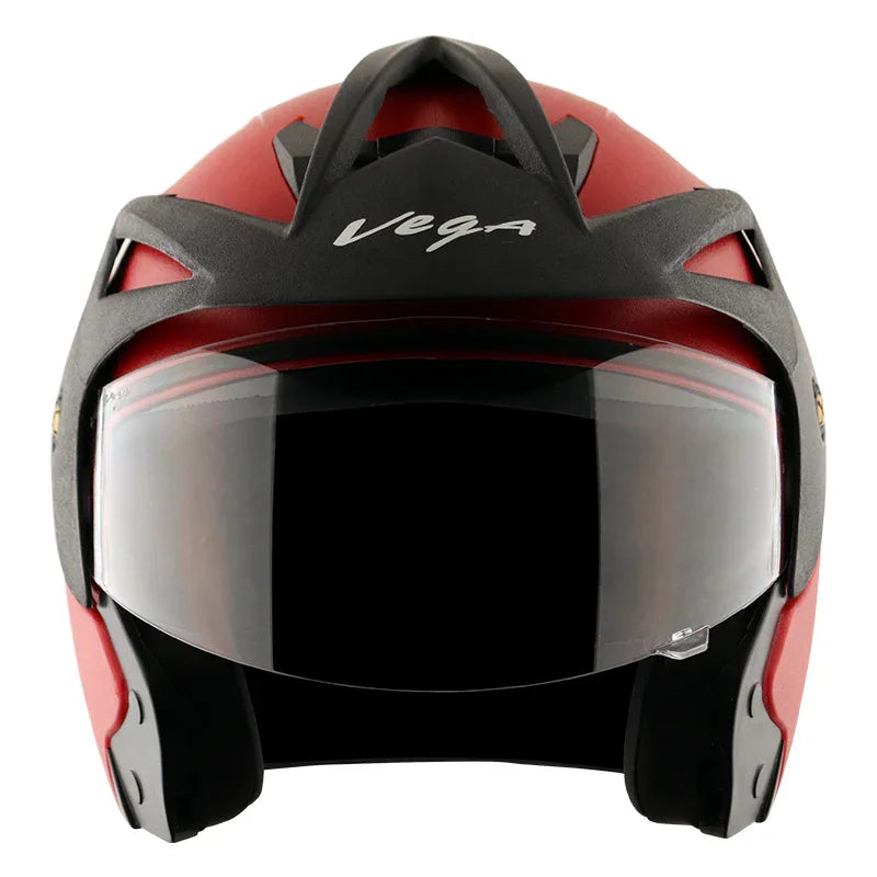 Vega Crux Open Face Red Helmet - Biker.Store - www.biker.store