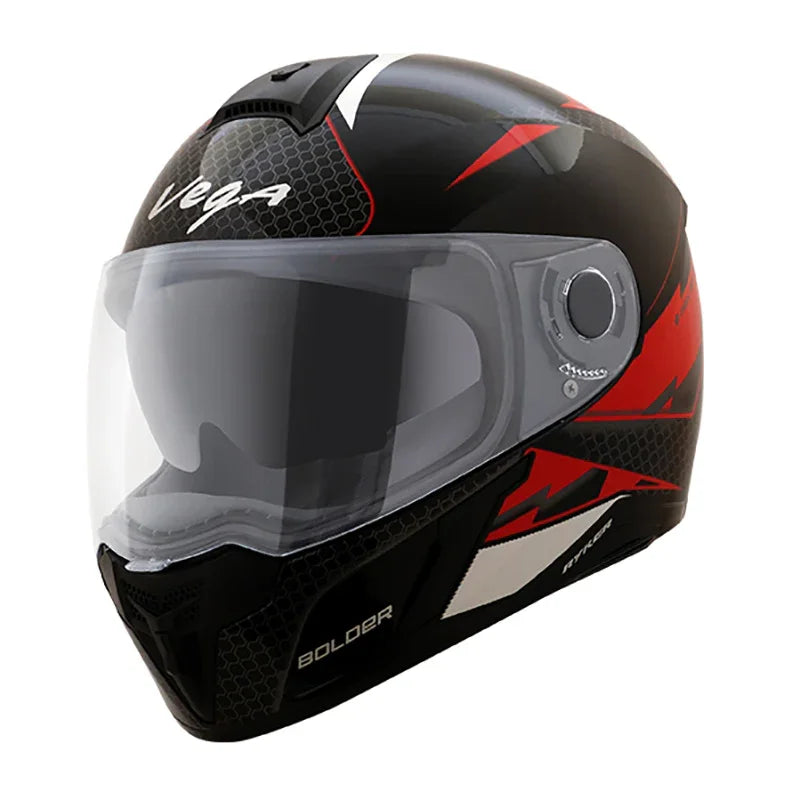 Vega Ryker D/V Bolder Black Red Helmet - Biker.Store - www.biker.store