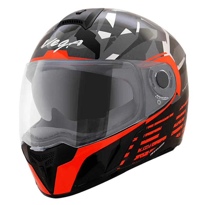 Vega Ryker D/V Camo Black Orange Helmet - Biker.Store - www.biker.store
