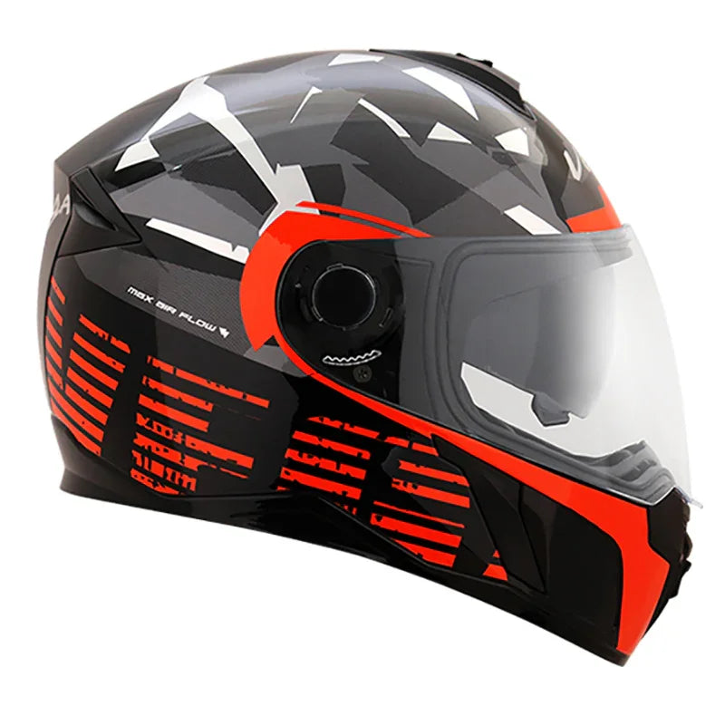 Vega Ryker D/V Camo Black Orange Helmet - Biker.Store - www.biker.store