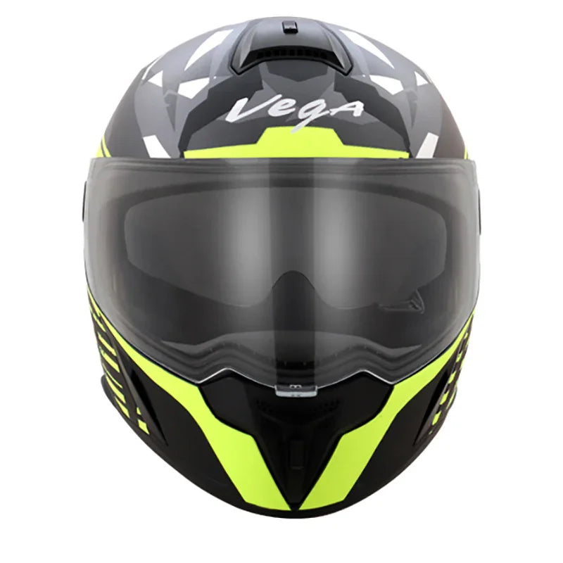 Vega Ryker D/V Camo Black Neon Yellow Helmet - Biker.Store - www.biker.store