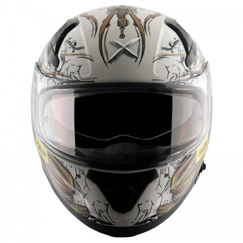 Axor APEX SEADEVIL D/V WHITE GOLD Helmet - Biker.Store - www.biker.store