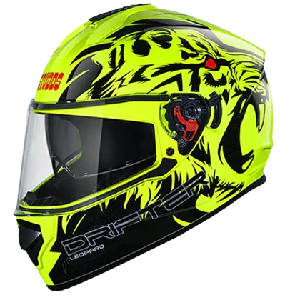Studds DRIFTER D2 DECOR YELLOW N9 - Biker.Store - www.biker.store