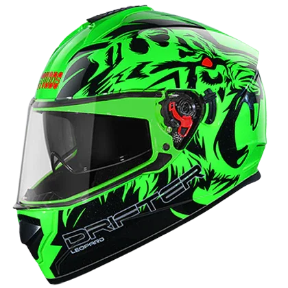Studds DRIFTER D2 DECOR GREEN N9 - Biker.Store - www.biker.store
