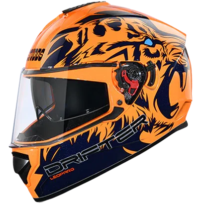 Studds DRIFTER D2 DECOR ORANGE N1 - Biker.Store - www.biker.store