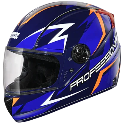 Studds Professional D1 Decor Blue N1 Helmet - Biker.Store - www.biker.store