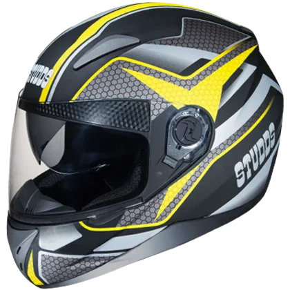 Studds SHIFTER D8 Decor Matt Black N5 - Biker.Store - www.biker.store