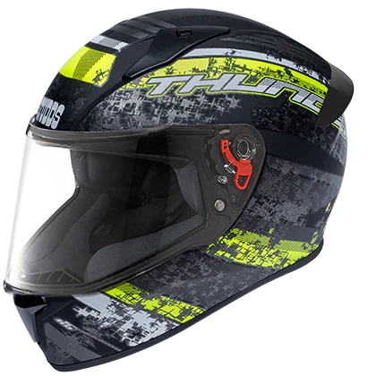 Studds Thunder D1 Decor MATT Black N5 - Biker.Store - www.biker.store