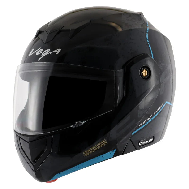 Vega Crux Dx Victor Black Grey Helmet - Biker.Store - www.biker.store