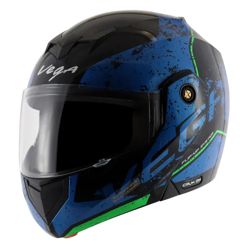Vega Crux Dx Victor Black Blue Helmet - Biker.Store - www.biker.store