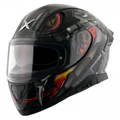 Axor APEX VENOMOUS D/V BLACK GREY Helmet - Biker.Store - www.biker.store