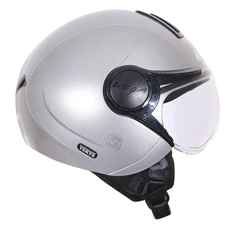 Vega Verve Silver Helmet - Biker.Store - www.biker.store