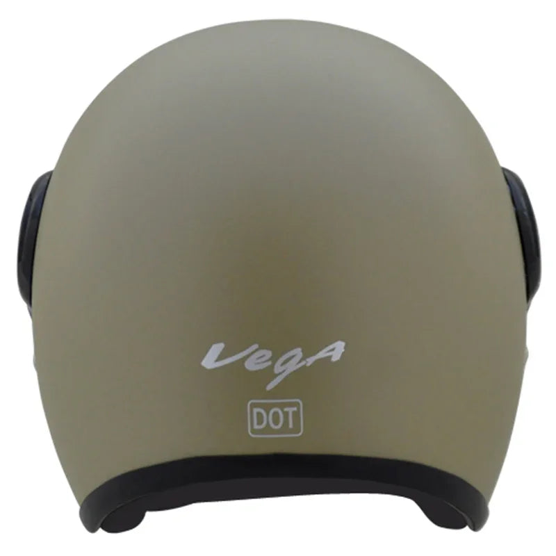 Vega JET W/Visor Dull Desert Storm Helmet - Biker.Store - www.biker.store