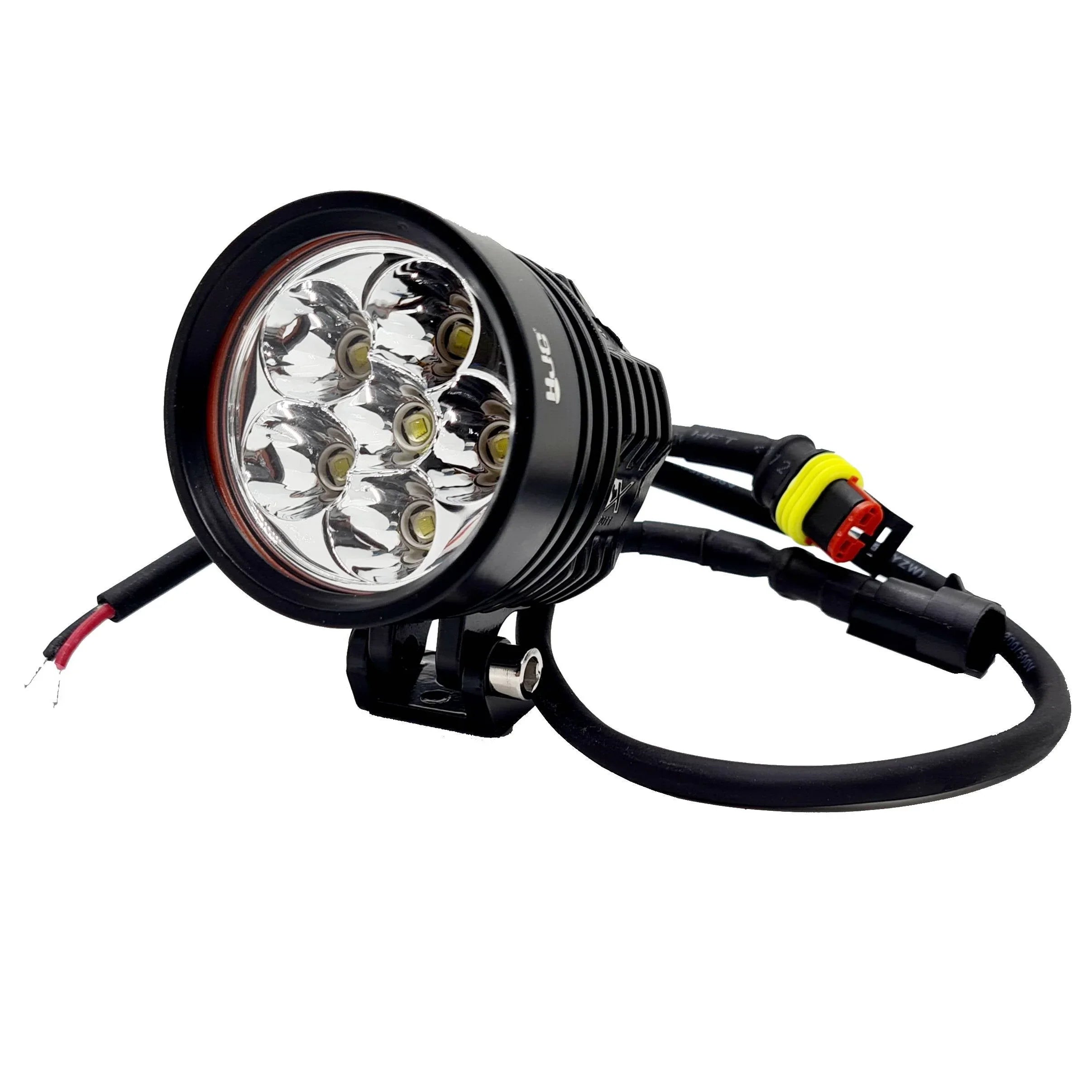 HJG 6 LED Projector Foglight Flood Lamp L6X 60W Cree 6 Led Auxiliary LAMP Flood Light Fog LAMP (12-80V DC) - Biker.Store - www.biker.store