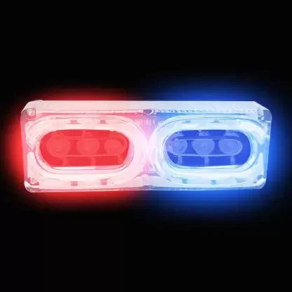 Red Blue LED License Plate Light, Reversing Light, Tail Light, Back Up Lamp Motorbike, Car, Van, Truck LED (6 V, 12 W) (Universal For Bike, Pack of 1) - Biker.Store - www.biker.store
