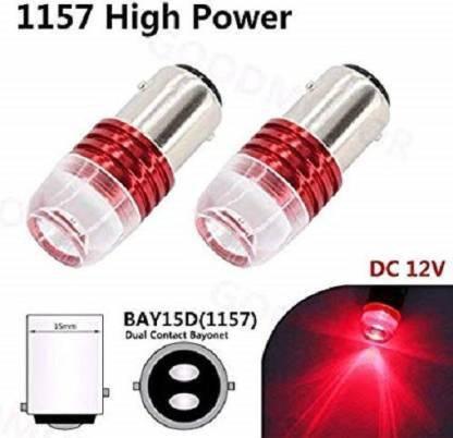 Blinking Backlight Bulb for Cars & Bikes | Brake Light, Reversing Light, Tail Light, Parking Light LED (Universal For Bike, Universal For Car, Pack of 2) - Biker.Store - www.biker.store