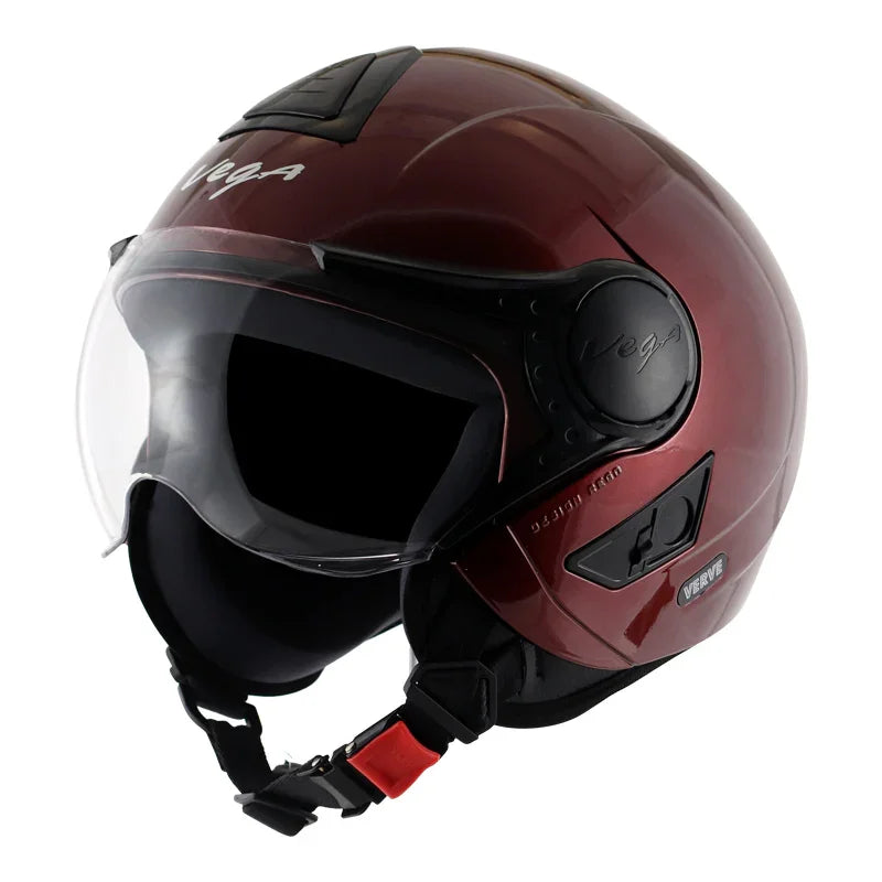 Vega Verve Burgundy Helmet - Biker.Store - www.biker.store