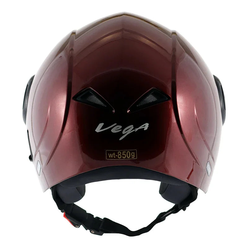 Vega Verve Burgundy Helmet - Biker.Store - www.biker.store