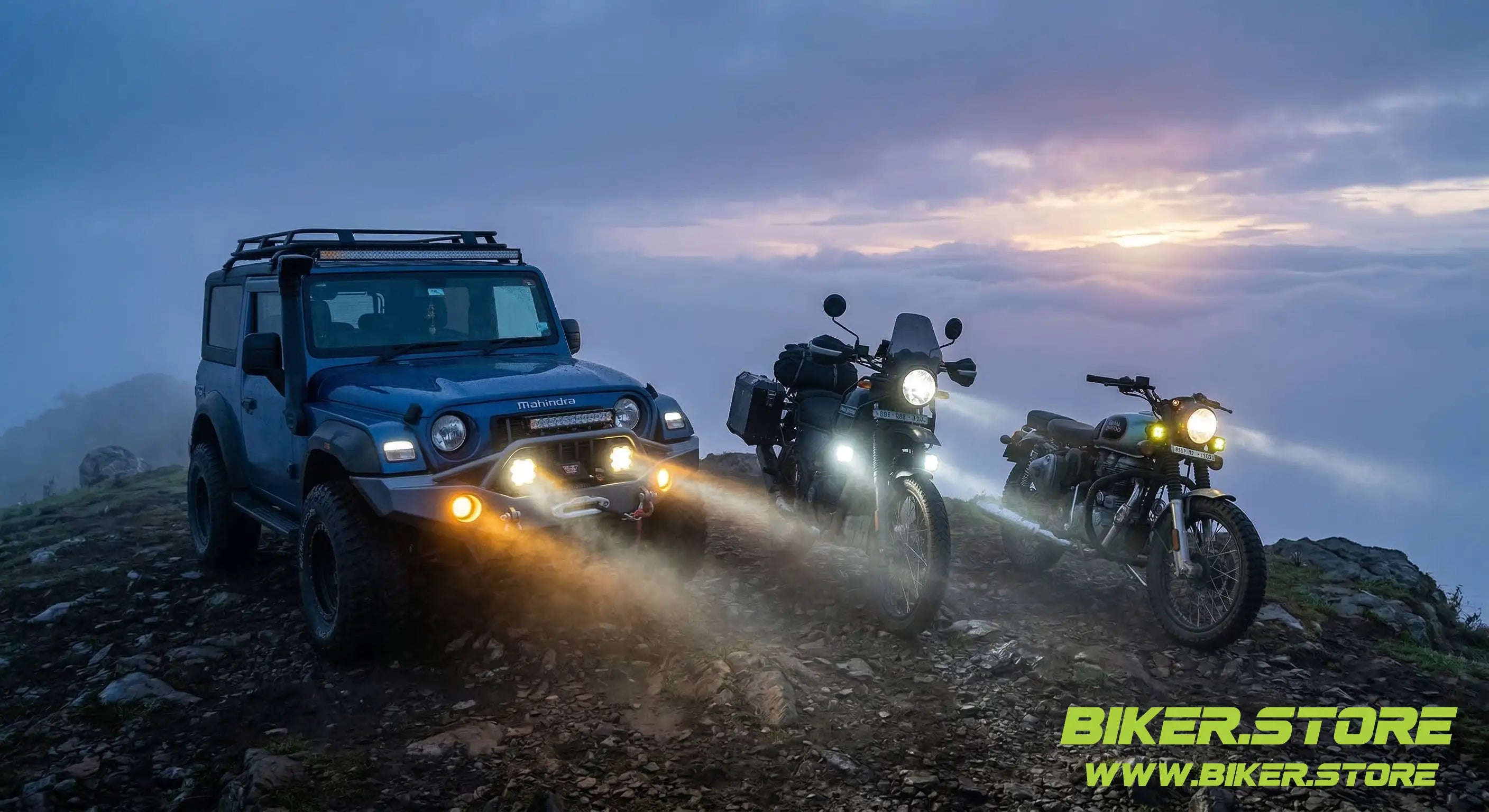 Beyond Factory Illumination: A Technical Guide to Auxiliary Lamps and Fog Lights - Biker.Store - www.biker.store