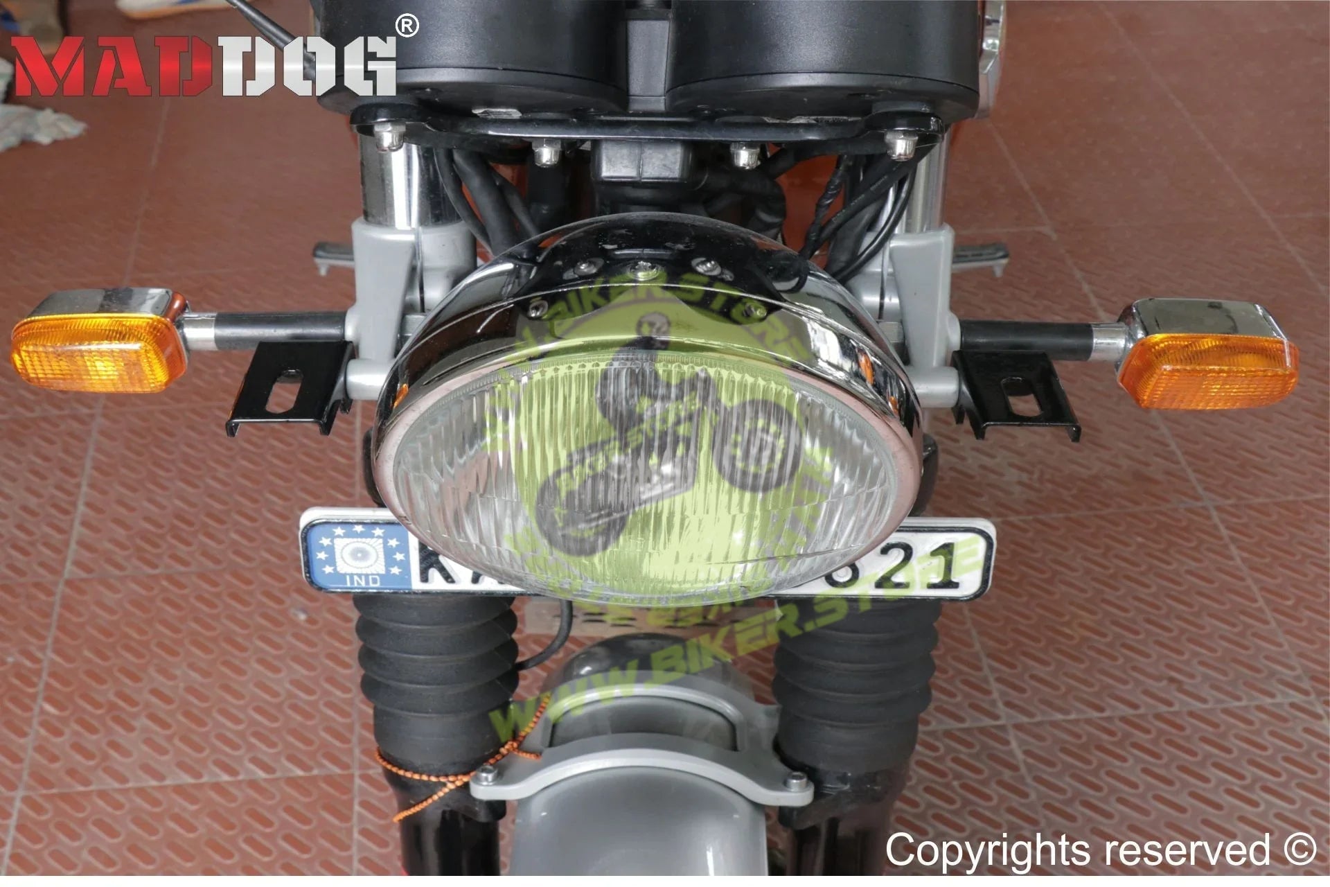 Maddog Universal Headlight Clamp - Biker.Store - www.biker.store