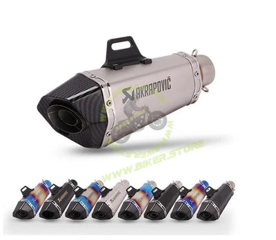 Akrapovic 6 Cut Clamp Exhaust (Replica) - Biker.Store - www.biker.store