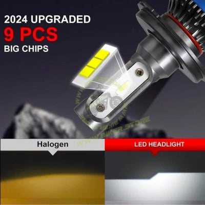 JAS Lighting 50W H4 Headlight, Pack of 1 - Biker.Store - www.biker.store