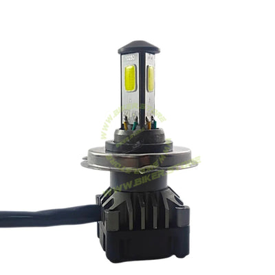 H4 JAS LED HEADLIGHT 45W WHITE FOR BIKE & CAR PACK OF 1 - Biker.Store - www.biker.store