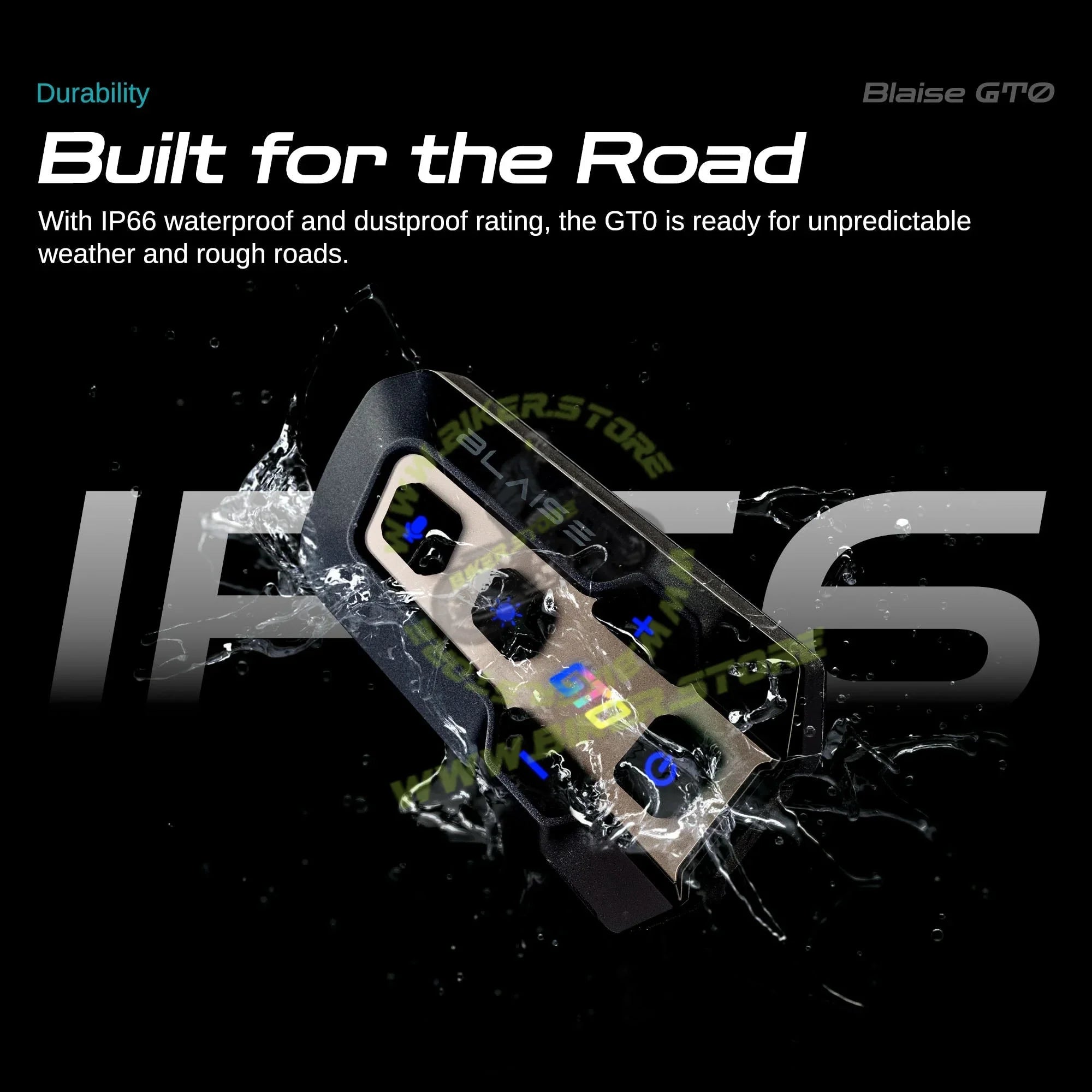 Blaise GT0 Motorcycle Helmet Bluetooth Headset – 1000mAh Battery, 30-Hour Talk Time & IPX6 Waterproof - Biker.Store - www.biker.store