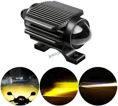 HJG Devil Fly Foglight 80W with Red DRL Mini Fly Foglight Light Red Devil Eye Light Multiple Connecting Red Yellow White Color HJG Mini Devil Fly Foglight, Pack of 2 - Biker.Store - www.biker.store