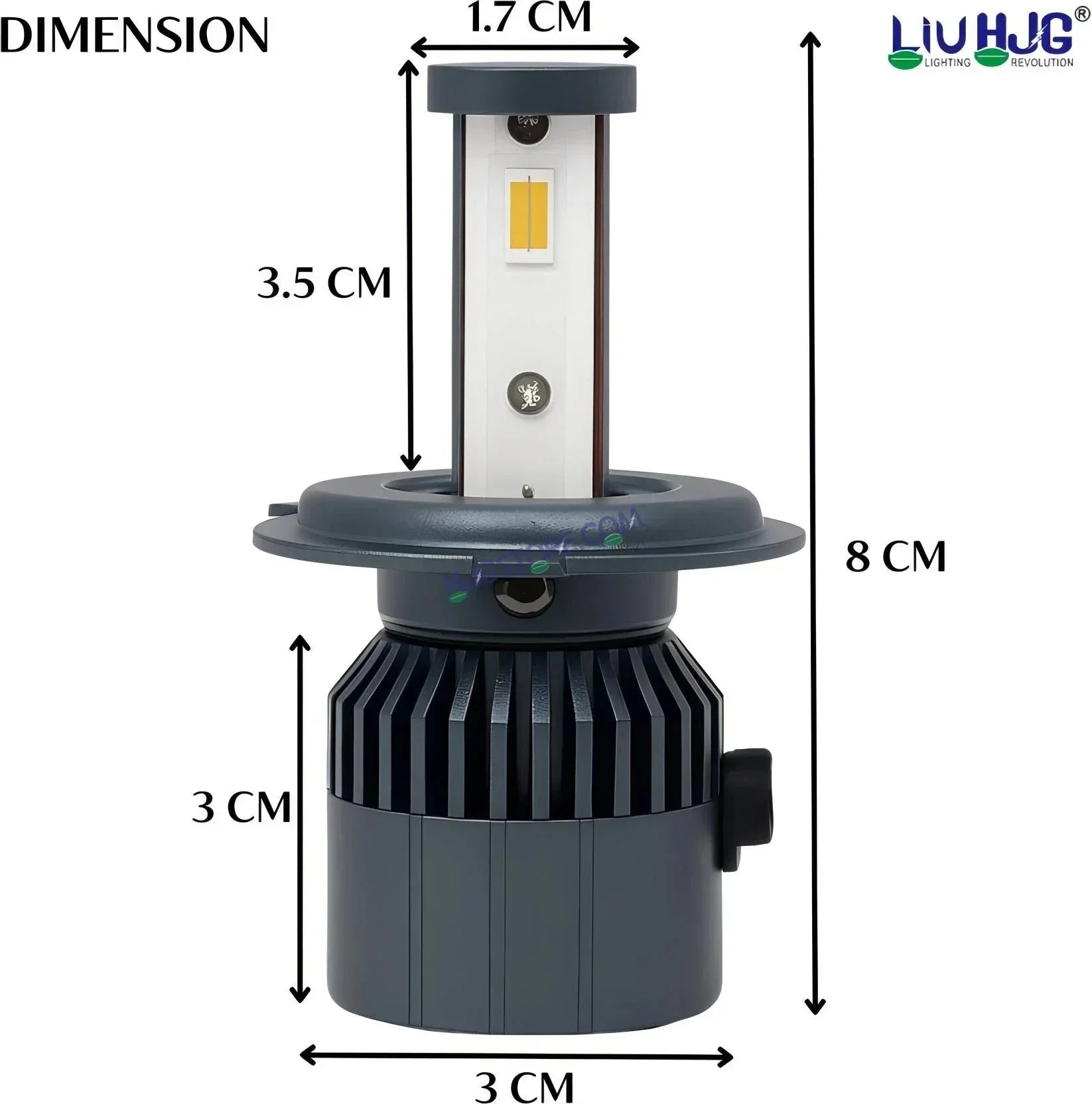 HJG M3 Remote Multi Beam 120W H4 3 in 1 3000K 4300K 6000K LED Bulb AC/DC Headlight White/Yellow/Warm White/Flash Beam 60W + 60W for Bike Car Light H4 LED with Fan Remote Hi/Lo Beam Headlight 12V/24V for Bike/Car, Set of 1, White/Yellow/Warm White Hi/Lo - Biker.Store - www.biker.store