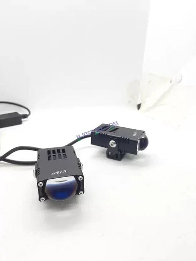 HJG Waymaker Fog Light Dual Colour Fog Light Mini Drive Yellow White & Red Devil Eye Slim Drive Light Version 4 With Red Devil Eye And Wiring With Canbus Universal For All Cars and Motorcycles (2Pcs) HJG - Biker.Store - www.biker.store