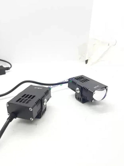 HJG Waymaker Fog Light Dual Colour Fog Light Mini Drive Yellow White & Red Devil Eye Slim Drive Light Version 4 With Red Devil Eye And Wiring With Canbus Universal For All Cars and Motorcycles (2Pcs) HJG - Biker.Store - www.biker.store