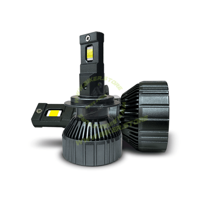 Genome 180W LED Conversion Kits (6000K/4500K) High-Low Beam, H4/19 Socket - Biker.Store - www.biker.store