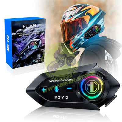 MOTO GENIUS Y70 High Version Motorcycle Wireless Helmet Bluetooth Headset V5.3 – Hands-Free Speaker, Outdoor Riding, Intercom, Music & Call Support - Biker.Store - www.biker.store