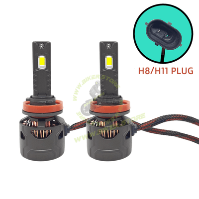 KI KARRY 200W White Car LED Headlight Bulb DC 9V-30V with 24 Month Warranty (H4, H7, 9005, 9006, H8/H9/H11)
