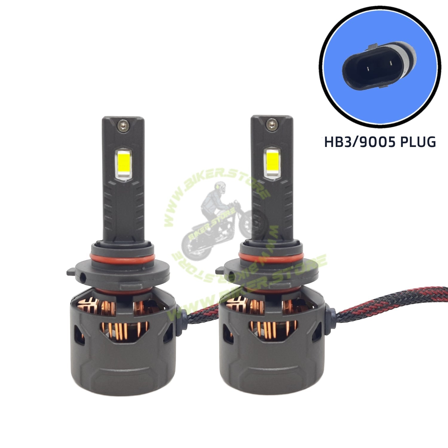 KI KARRY 200W White Car LED Headlight Bulb DC 9V-30V with 24 Month Warranty (H4, H7, 9005, 9006, H8/H9/H11)