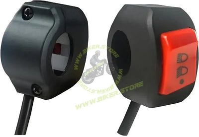 BIKERSTORE.IN 22mm Universal Motorcycle Switch ON/ON/OFF Connector Button Switch Handlebar Clip-on Handle Bar - Biker.Store - www.biker.store