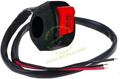 BIKERSTORE.IN 22mm Universal Motorcycle Switch ON/ON/OFF Connector Button Switch Handlebar Clip-on Handle Bar - Biker.Store - www.biker.store