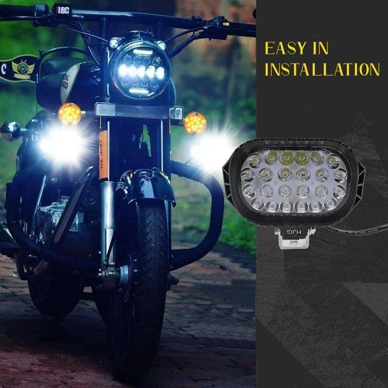 HJG Rectangular 24 LED Fog light 12V-80V 36W for Universal vehicles 1PCS - Biker.Store - www.biker.store