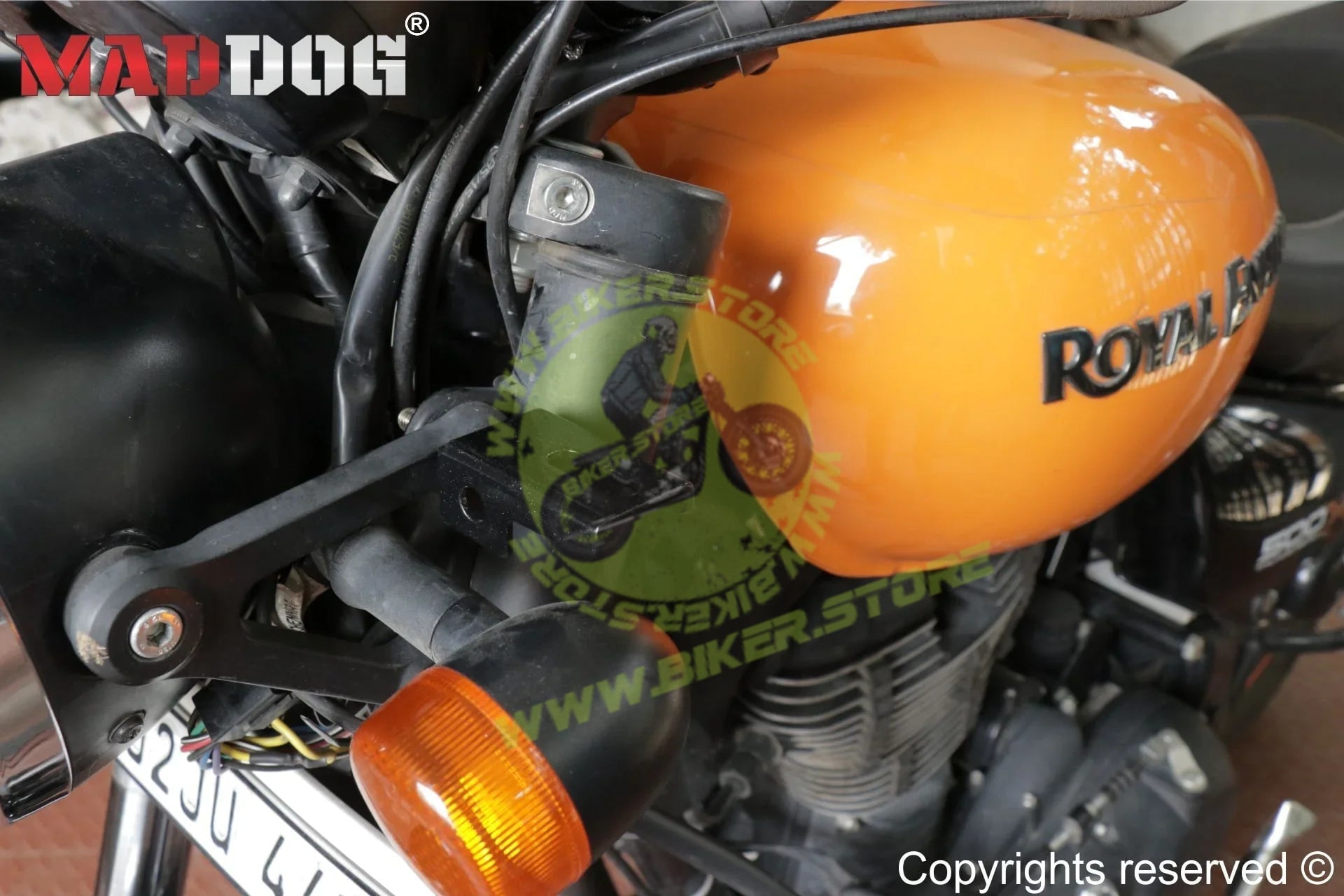 Maddog Universal Headlight Clamp - Biker.Store - www.biker.store