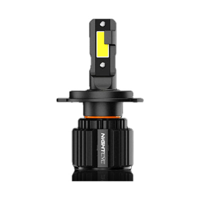 Original Nighteye A315 S4 NEW MODEL 2024 H4 LED Headlight Bulb H4 For All Motorcycles (Low and High Beam Bulbs (White) 6500 LM 3 Side Chip) - Type H4 - Biker.Store - www.biker.store