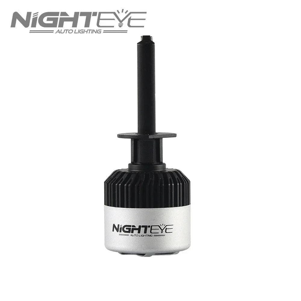 ORIGINAL NIGHTEYE H1 LED Headlight Bulb for Car and Bike White, 72 Watt, 2 Bulbs - 9000 Lumens ULTRA BRIGHT, Type H1 - Biker.Store - www.biker.store